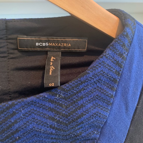 BCBG black and blue dress - Picture 3 of 4